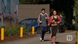 Bailey Turner, Paige Novak in Neighbours Episode 