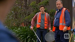 Josh Willis, Barry Burdett in Neighbours Episode 