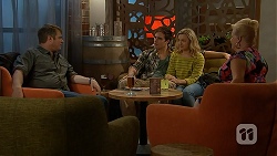 Gary Canning, Kyle Canning, Georgia Brooks, Sheila Canning in Neighbours Episode 