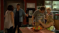 Naomi Canning, Gary Canning, Kyle Canning, Georgia Brooks, Sheila Canning in Neighbours Episode 7023
