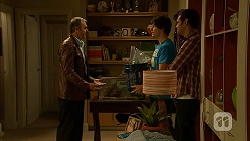 Karl Kennedy, Chris Pappas, Nate Kinski in Neighbours Episode 7025