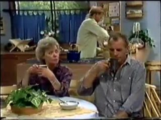 Helen Daniels, Scott Robinson, Jim Robinson in Neighbours Episode 
