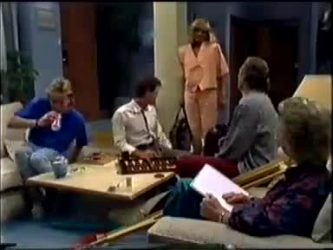 Scott Robinson, Paul Robinson, Jane Harris, Jim Robinson, Helen Daniels in Neighbours Episode 0459