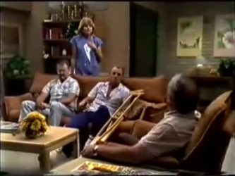 Harold Bishop, Madge Mitchell, Jim Robinson, Rob Lewis in Neighbours Episode 