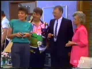 Christine Wilton, Dennis Wilton, Harold Bishop, Helen Daniels in Neighbours Episode 