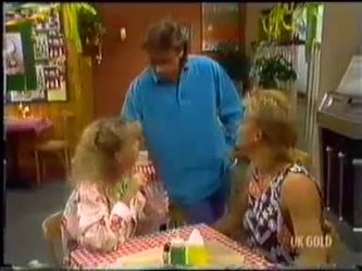 Charlene Mitchell, Mike Young, Scott Robinson in Neighbours Episode 