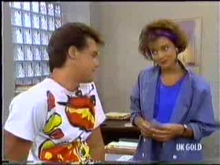 Paul Robinson, Gail Lewis in Neighbours Episode 0470
