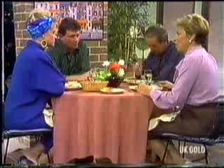 Daphne Clarke, Des Clarke, Allen Lawrence, Eileen Clarke in Neighbours Episode 0470