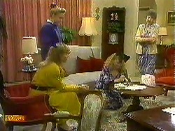 Bronwyn Davies, Jane Harris, Sharon Davies, Nell Mangel in Neighbours Episode 