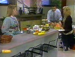 Bronwyn Davies, Des Clarke, Sharon Davies in Neighbours Episode 0781