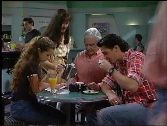 Bianca Zanotti, Susan Kennedy, Reuben White, Sam Kratz in Neighbours Episode 