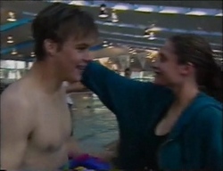 Billy Kennedy, Caitlin Atkins in Neighbours Episode 