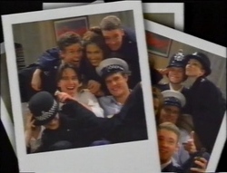 Martin Pike, Sarah Beaumont, Ben Atkins, Darren Stark, Matt Compton, Libby Kennedy in Neighbours Episode 