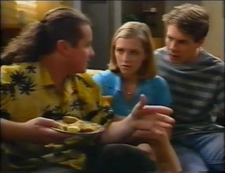 Toadie Rebecchi, Amy Greenwood, Lance Wilkinson in Neighbours Episode 