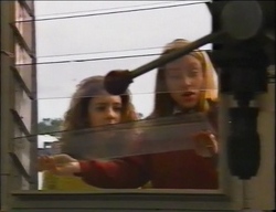 Hannah Martin, Claire Girard in Neighbours Episode 