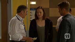 Karl Kennedy, Erin Rogers, Mark Brennan in Neighbours Episode 7031