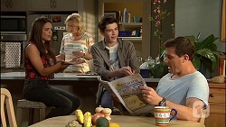 Paige Novak, Lauren Turner, Bailey Turner, Matt Turner in Neighbours Episode 