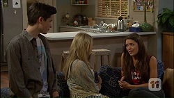 Bailey Turner, Amber Turner, Paige Smith in Neighbours Episode 7034