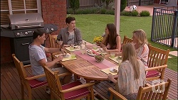 Matt Turner, Bailey Turner, Paige Novak, Lauren Turner, Amber Turner in Neighbours Episode 