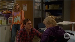 Georgia Brooks, Kyle Canning, Sheila Canning in Neighbours Episode 
