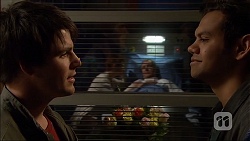 Chris Pappas, Susan Kennedy, Karl Kennedy, Nate Kinski in Neighbours Episode 