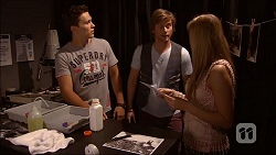 Josh Willis, Daniel Robinson, Amber Turner in Neighbours Episode 7046