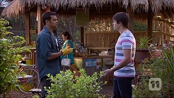 Nate Kinski, Chris Pappas in Neighbours Episode 