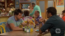 Chris Pappas, Karl Kennedy, Nate Kinski in Neighbours Episode 7054