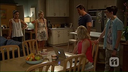 Paige Smith, Amber Turner, Matt Turner, Lauren Turner, Bailey Turner in Neighbours Episode 7058