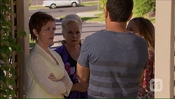 Susan Kennedy, Sheila Canning, Nate Kinski, Sonya Rebecchi in Neighbours Episode 