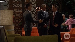 Nick Petrides, Karl Kennedy, Paul Robinson in Neighbours Episode 7065