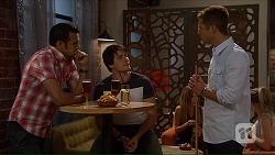 Nate Kinski, Chris Pappas, Mark Brennan in Neighbours Episode 7066