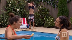 Paige Smith, Tyler Brennan, Imogen Willis in Neighbours Episode 7066