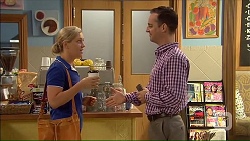 Georgia Brooks, Nick Petrides in Neighbours Episode 