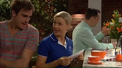Kyle Canning, Georgia Brooks, Nick Petrides in Neighbours Episode 7070