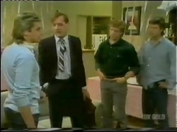 Shane Ramsay, Lawyer, Clive Gibbons, Mike Young in Neighbours Episode 