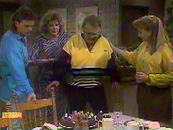 Henry Ramsay, Madge Bishop, Harold Bishop, Bronwyn Davies in Neighbours Episode 0868