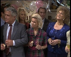 Philip Martin, Lou Carpenter, Annalise Hartman, Helen Daniels, Doug Willis, Cheryl Stark in Neighbours Episode 