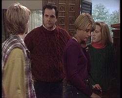 Brett Stark, Karl Kennedy, Danni Stark, Libby Kennedy in Neighbours Episode 2251