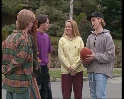 Brett Stark, Cody Willis, Rick Alessi, Libby Kennedy, Billy Kennedy in Neighbours Episode 2251