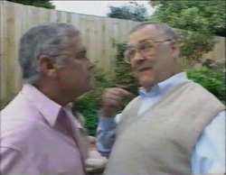 Lou Carpenter, Harold Bishop in Neighbours Episode 2768