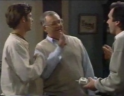 Malcolm Kennedy, Harold Bishop, Karl Kennedy in Neighbours Episode 