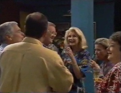 Lou Carpenter, Philip Martin, Harold Bishop, Madge Bishop, Helen Daniels, Marlene Kratz in Neighbours Episode 2795