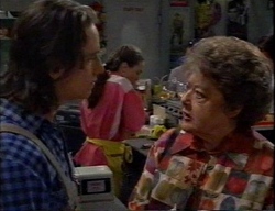 Darren Stark, Debbie Martin, Marlene Kratz in Neighbours Episode 