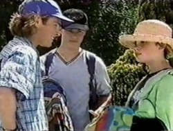 Justin Black, Billy Kennedy, Anne Wilkinson in Neighbours Episode 