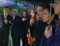 Michael Martin, Rosemary Daniels, Hannah Martin, Philip Martin, Debbie Martin, Libby Kennedy, Susan Kennedy, Karl Kennedy in Neighbours Episode 2968