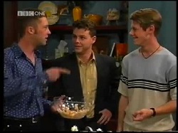Ben Atkins, Michael Martin, Lance Wilkinson in Neighbours Episode 3110
