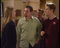 Felicity Scully, Toadie Rebecchi, Billy Kennedy, Lance Wilkinson in Neighbours Episode 3419