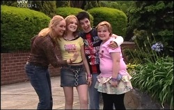Janelle Timmins, Janae Timmins, Stingray Timmins, Bree Timmins in Neighbours Episode 4691