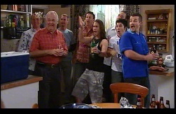 Max Hoyland, Harold Bishop, Dylan Timmins, Stingray Timmins, Toadie Rebecchi in Neighbours Episode 